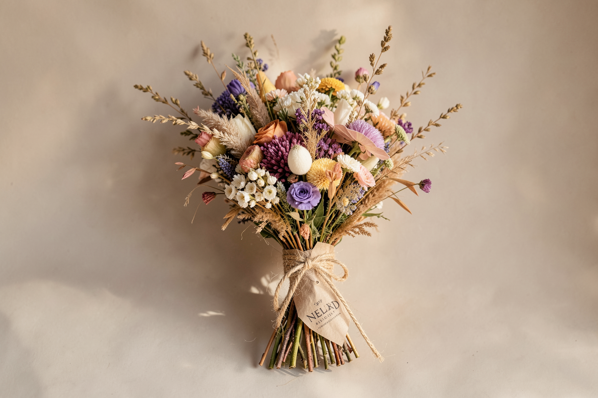 LARGE DRIED BOUQUET | PINK